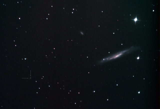 Galaxie mit der Nummer NGC 3079
